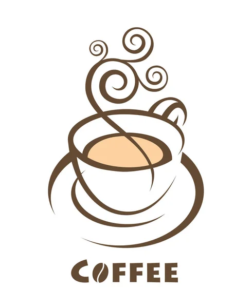 Kaffeetassen-Design — Stockvektor