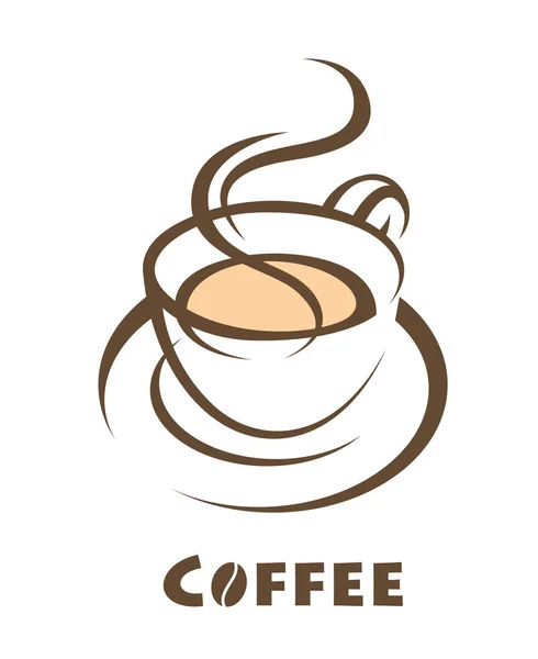 Kaffeetassen-Design — Stockvektor