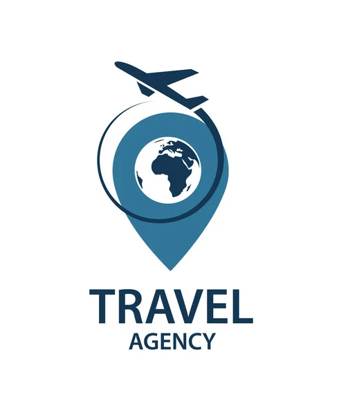 Imagen del logo de viaje — Vector de stock