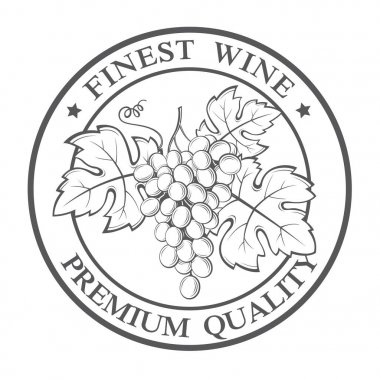 damga ile üzüm demet