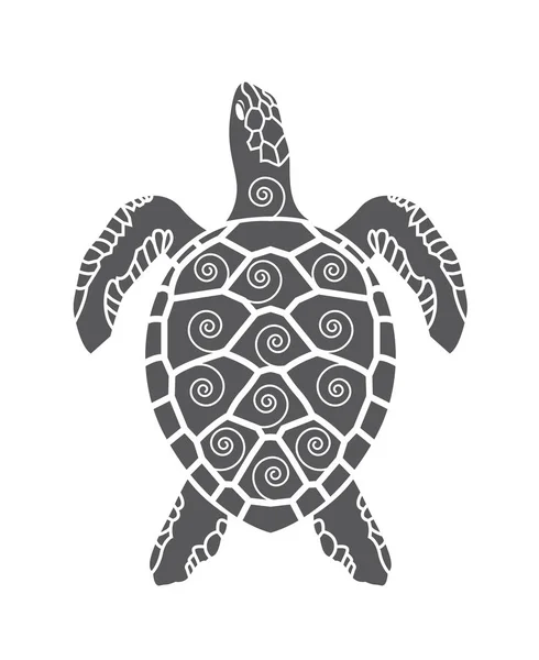 Tortuga marina icono — Vector de stock