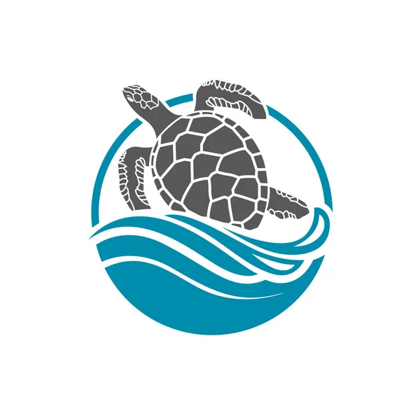 Значок морской черепахи — стоковый вектор