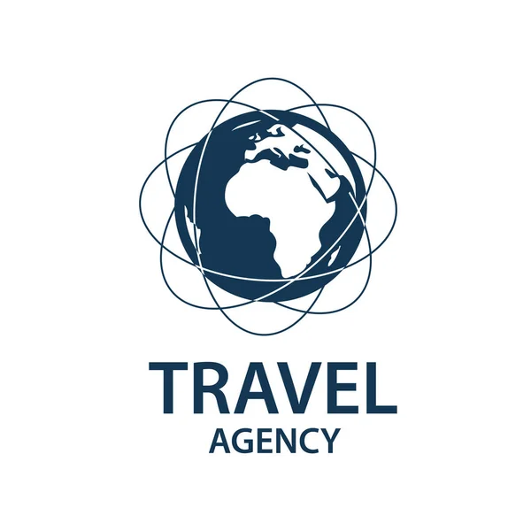 Logo travel earth — Vector de stock