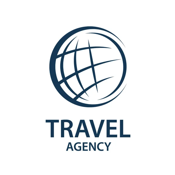 Logo travel earth — Vector de stock