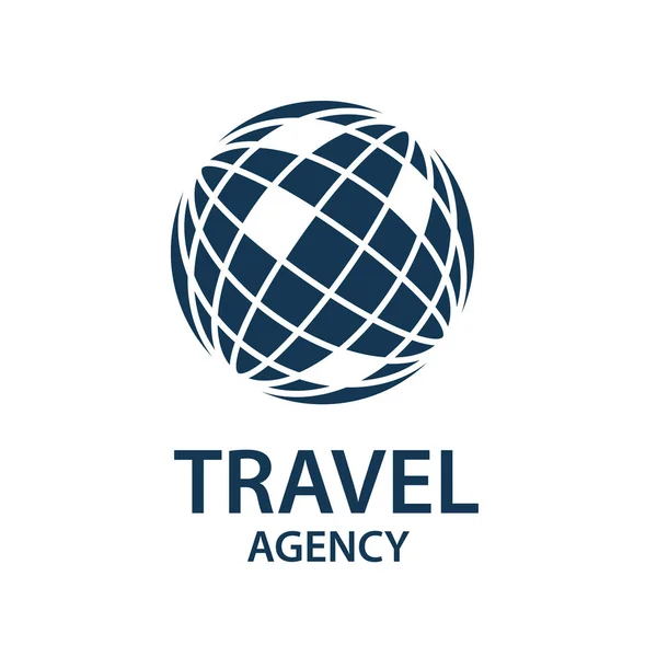 Logo travel earth — Vector de stock