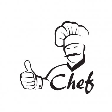 tek renkli Şef tasarım