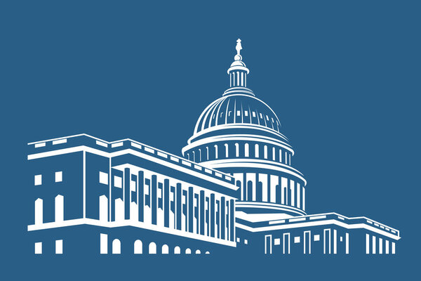 значок здания столицы
