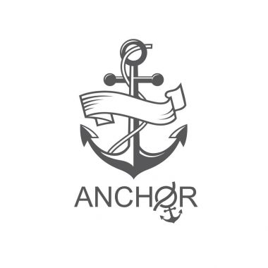 kurdele ile çapa sembolü