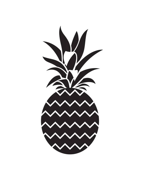 Ananas frukt bild — Stock vektor