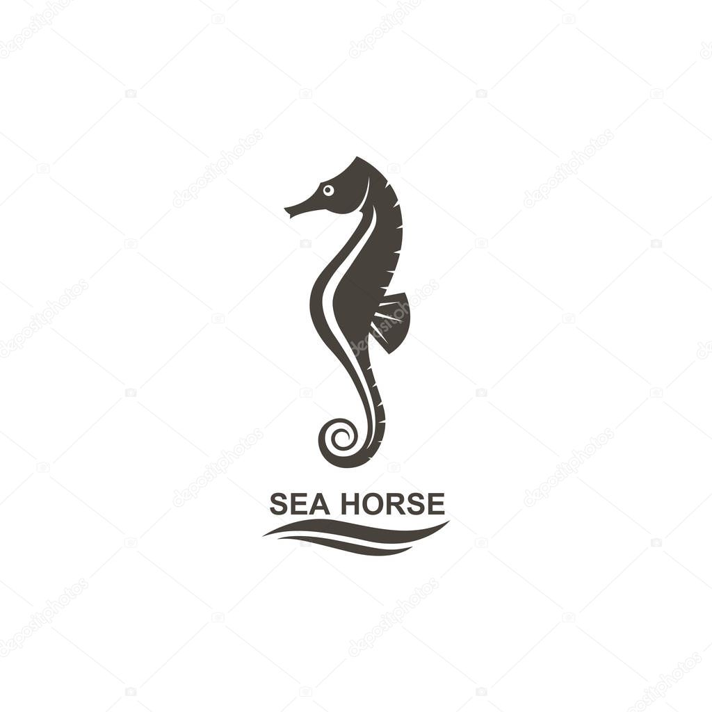 icon of seahorse