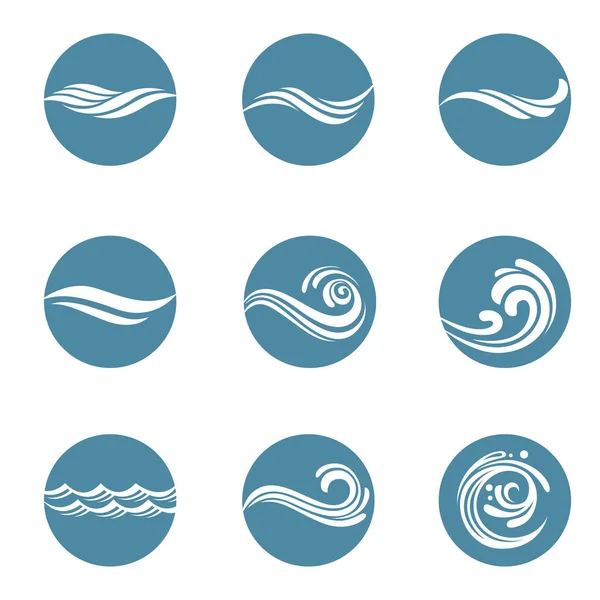 Water Icons Set — Stockvector