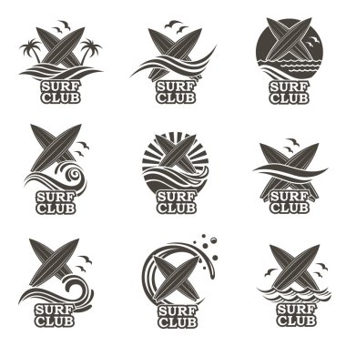 sörf Amblemler kümesi