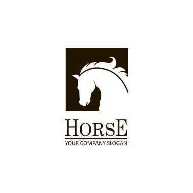 emblem of horse head clipart