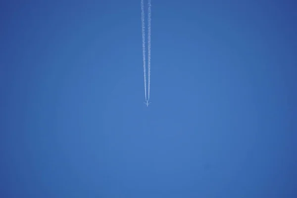 Airplane Flight Travel Sky High — Stock Photo, Image