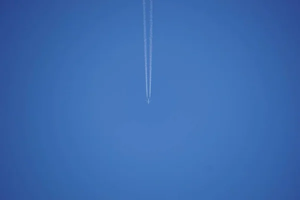 Flugzeug Flug Reise Himmel Hoch — Stockfoto