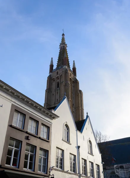 Kilise Our Lady, Bruges, Belçika 2017 — Stok fotoğraf