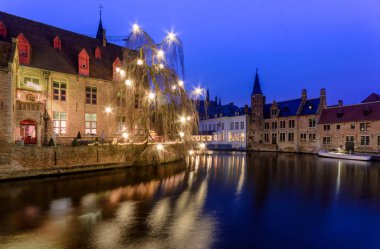 Rozenhoedkai bruges, Belçika, Aralık 2017