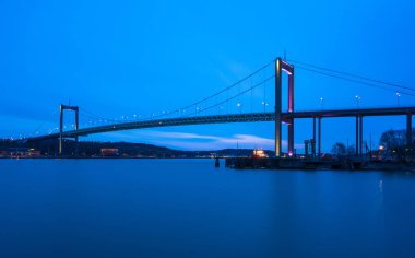 Asma köprü, ben ana karaya Göteborg İsveç bağlanma