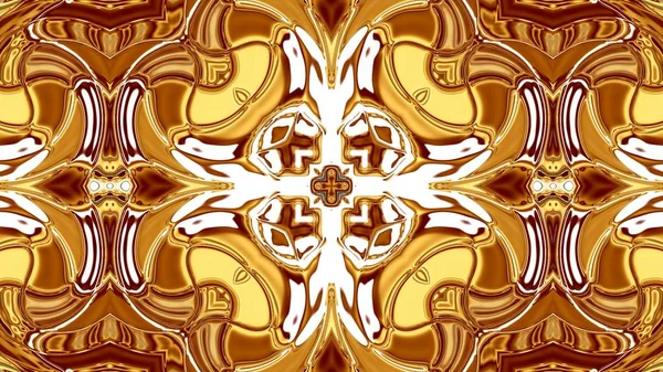 Renkli Mandala Oryantal Yuvarlak Desen Motivo Mistik Piano Arka Soyut — Foto Stock