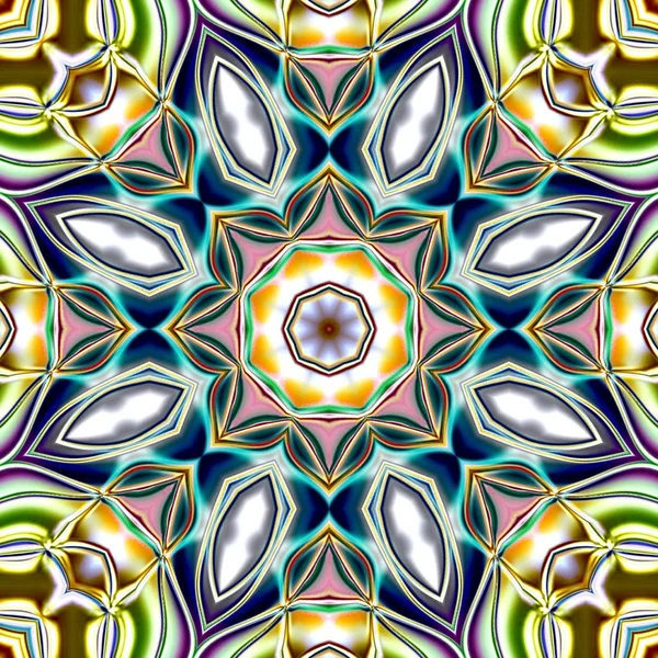 Unique Mandala Oriental Pattern Mystical Motif Abstract Exotic Background Fantastic — Stock Photo, Image