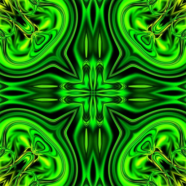 Benzersiz mandala, Oriental yuvarlak desen, mistik motifi, egzotik arka plan. Fantastik fraktal tasarım, geometrik doku parlayan renkli dijital sanat.