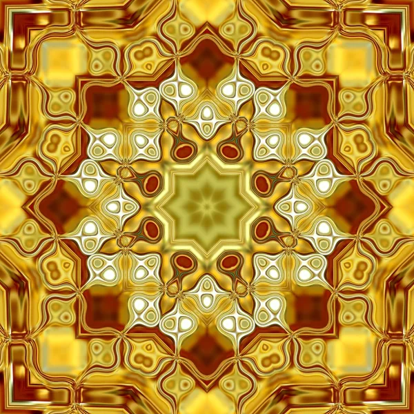 Unique Mandala Oriental Pattern Mystical Motif Abstract Exotic Background Fantastic — Stock Photo, Image