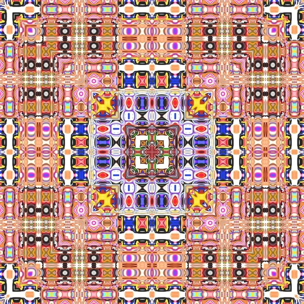 Mandala Único Patrón Redondo Oriental Motivo Místico Fondo Exótico Abstracto —  Fotos de Stock