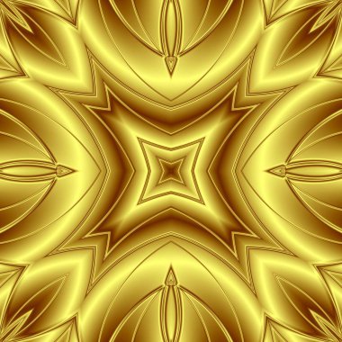 Benzersiz mandala, Oriental yuvarlak desen, mistik motifi, egzotik arka plan. Fantastik fraktal tasarım, geometrik doku parlayan renkli dijital sanat.