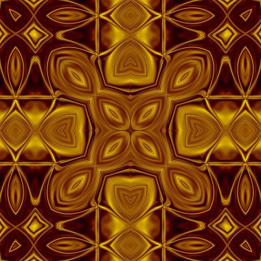 Benzersiz mandala, Oriental yuvarlak desen, mistik motifi, egzotik arka plan. Fantastik fraktal tasarım, geometrik doku parlayan renkli dijital sanat.