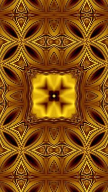 Benzersiz mandala, Oriental yuvarlak desen, mistik motifi, egzotik arka plan. Fantastik fraktal tasarım, geometrik doku parlayan renkli dijital sanat.