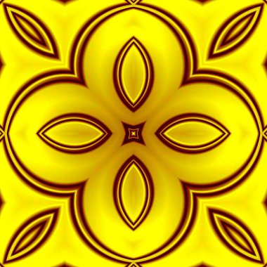 Benzersiz mandala, Oriental yuvarlak desen, mistik motifi, egzotik arka plan. Fantastik fraktal tasarım, geometrik doku parlayan renkli dijital sanat.