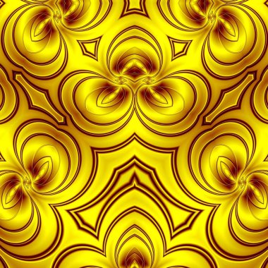 Benzersiz mandala, Oriental yuvarlak desen, mistik motifi, egzotik arka plan. Fantastik fraktal tasarım, geometrik doku parlayan renkli dijital sanat.