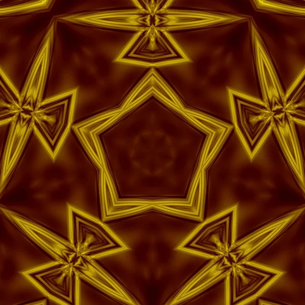 Unieke Mandala Oriental Ronde Patroon Mystieke Motif Abstracte Exotische Achtergrond — Stockfoto