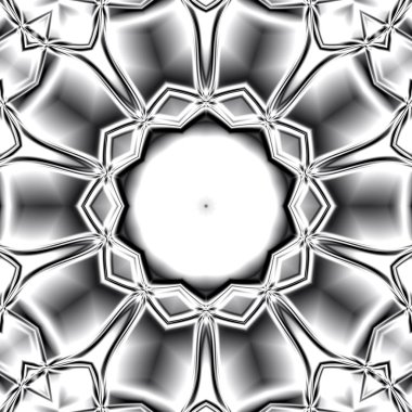 Benzersiz mandala, Oriental yuvarlak desen, mistik motifi, egzotik arka plan. Fantastik fraktal tasarım, geometrik doku parlayan renkli dijital sanat.