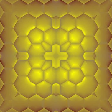 Benzersiz mandala, Oriental yuvarlak desen, mistik motifi, egzotik arka plan. Fantastik fraktal tasarım, geometrik doku parlayan renkli dijital sanat.