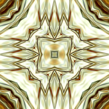 Benzersiz mandala, Oriental yuvarlak desen, mistik motifi, egzotik arka plan. Fantastik fraktal tasarım, geometrik doku parlayan renkli dijital sanat.