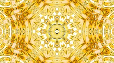 Benzersiz mandala, Oriental yuvarlak desen, mistik motifi, egzotik arka plan. Fantastik fraktal tasarım, geometrik doku parlayan renkli dijital sanat.