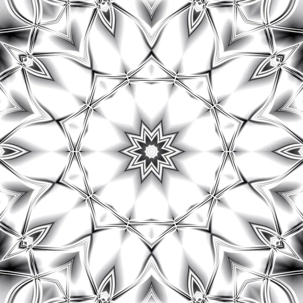 Mandala Único Patrón Redondo Oriental Motivo Místico Fondo Exótico Abstracto —  Fotos de Stock