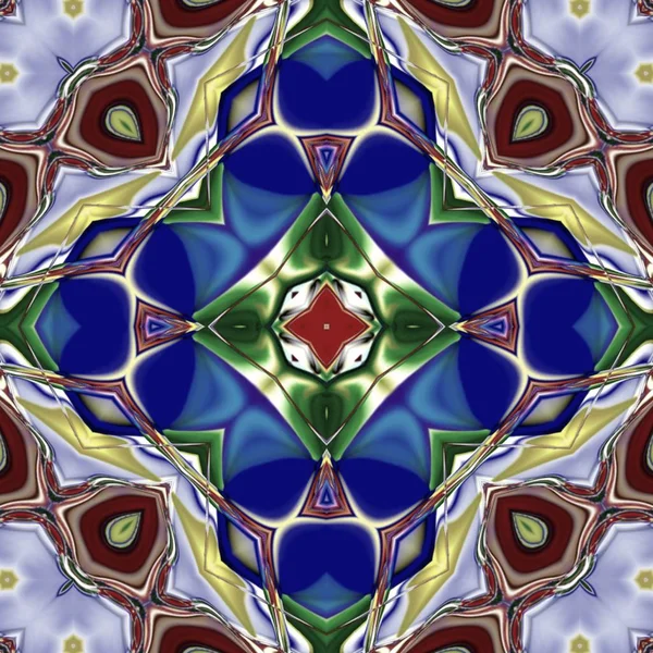 Unieke Mandala Oriental Ronde Patroon Mystieke Motif Abstracte Exotische Achtergrond — Stockfoto