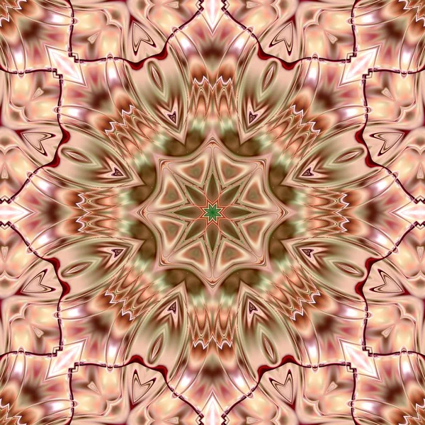 Unique Mandala Oriental Pattern Mystical Motif Abstract Exotic Background Fantastic — Stock Photo, Image