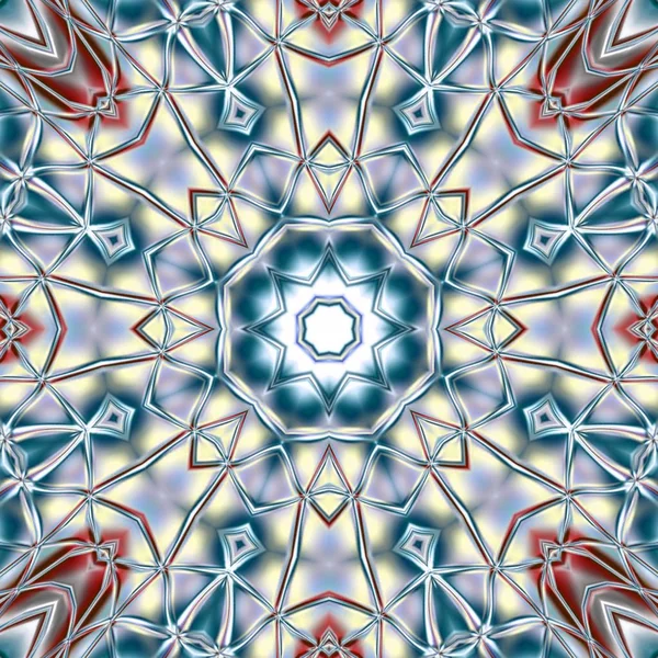 Unieke Mandala Oriental Ronde Patroon Mystieke Motif Abstracte Exotische Achtergrond — Stockfoto