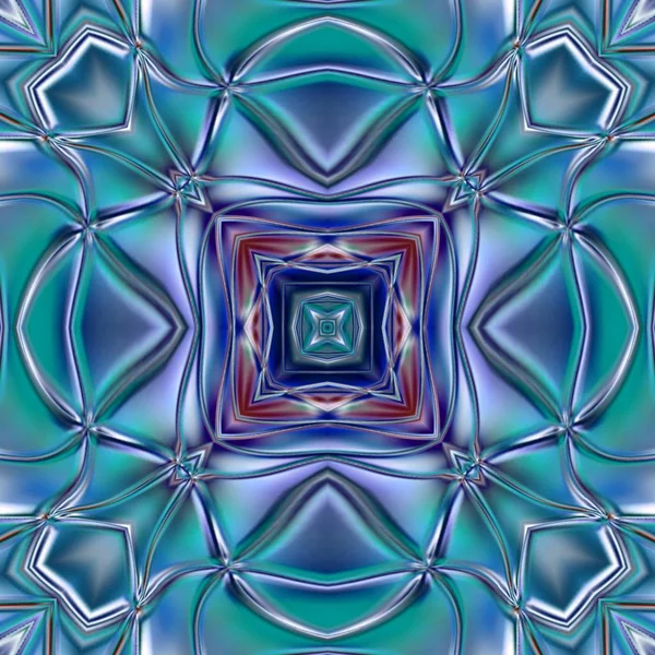 Mandala Único Patrón Redondo Oriental Motivo Místico Fondo Exótico Abstracto —  Fotos de Stock