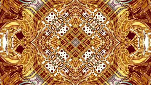 Mandala Original Padrão Redondo Oriental Motivo Místico Fundo Exótico Abstrato — Fotografia de Stock