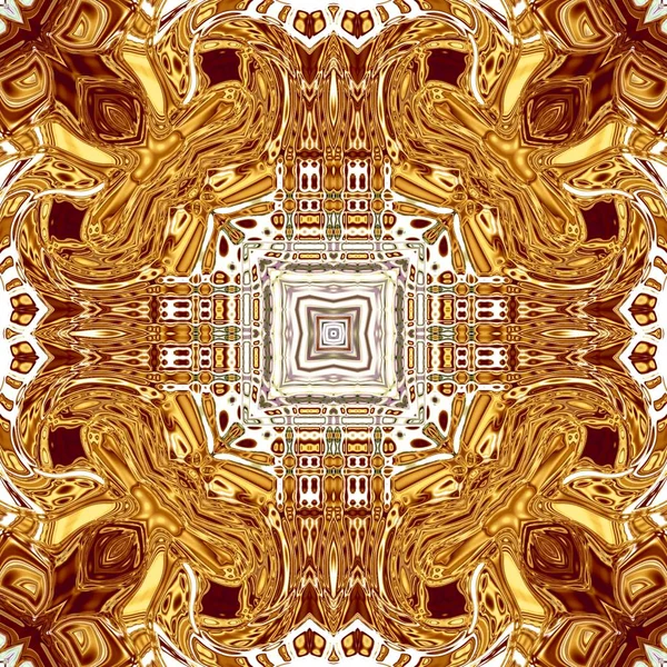 Unieke Mandala Oriental Ronde Patroon Mystieke Motif Abstracte Exotische Achtergrond — Stockfoto