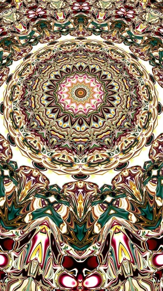 Unika Mandala Oriental Runda Mönster Mystiska Motiv Abstrakt Exotiska Bakgrund — Stockfoto