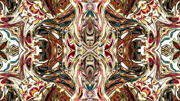 Unieke Mandala Oriental Ronde Patroon Mystieke Motif Abstracte Exotische Achtergrond — Stockfoto