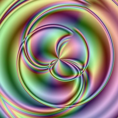 Benzersiz mandala, Oriental yuvarlak desen, mistik motifi, egzotik arka plan. Fantastik fraktal tasarım, geometrik doku parlayan renkli dijital sanat.