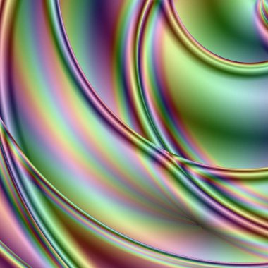 Benzersiz mandala, Oriental yuvarlak desen, mistik motifi, egzotik arka plan. Fantastik fraktal tasarım, geometrik doku parlayan renkli dijital sanat.