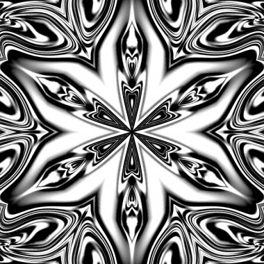 Benzersiz mandala, Oriental yuvarlak desen, mistik motifi, egzotik arka plan. Fantastik fraktal tasarım, geometrik doku parlayan renkli dijital sanat.