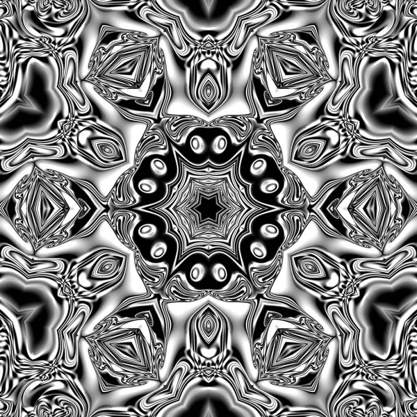 Mandala Único Patrón Redondo Oriental Motivo Místico Fondo Exótico Abstracto —  Fotos de Stock